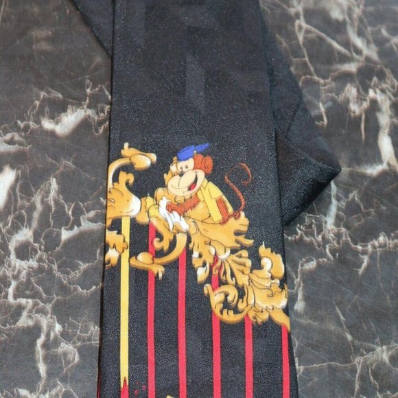 1994 lakeside apparel tie hanna barbera cravate flintstones Hucklebery hound - Picture 6 of 9